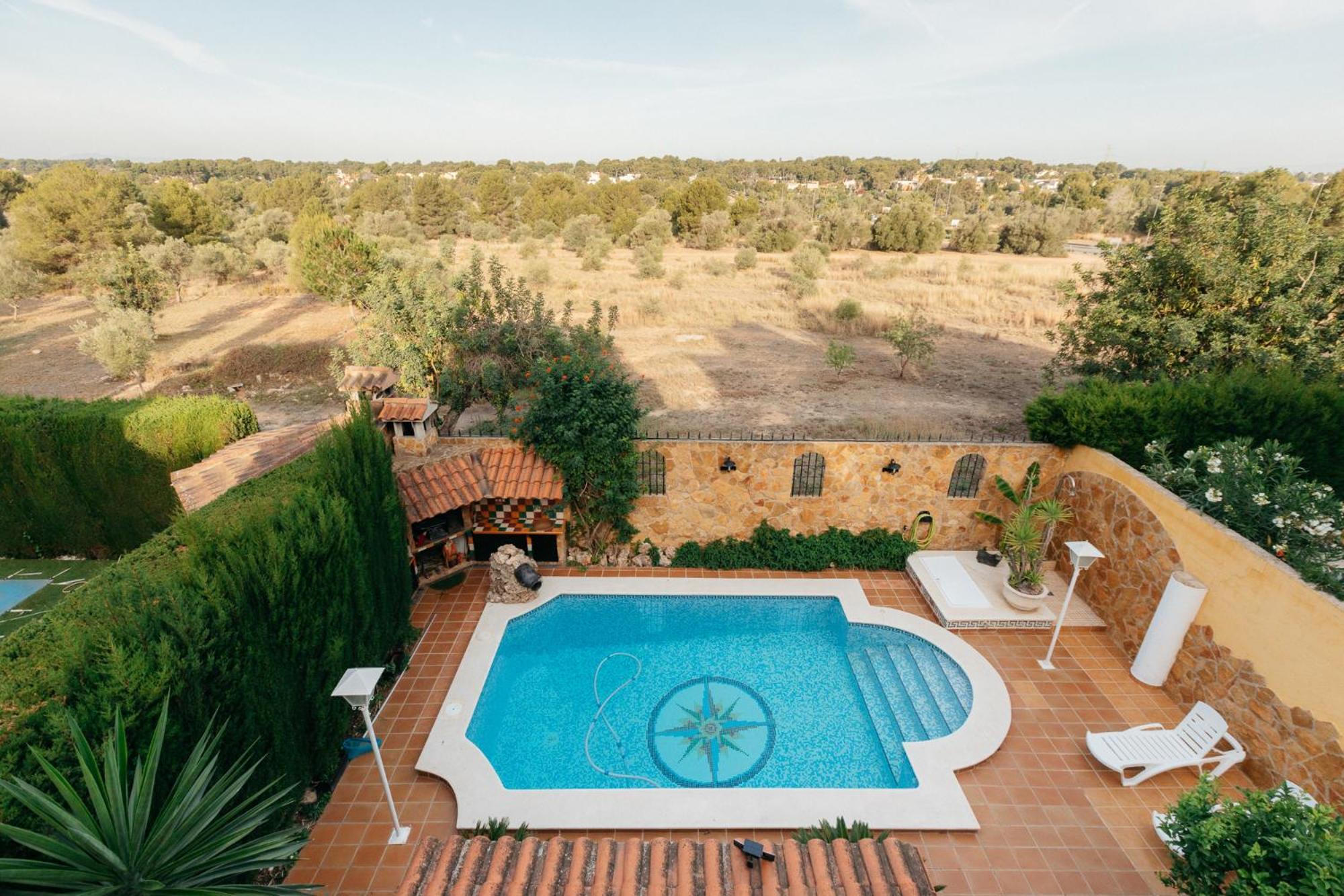 Chalet, Villa Rodeada De Naturaleza Piscina A Doce Klm De Valencia Y 7 Del Aeropuerto المظهر الخارجي الصورة